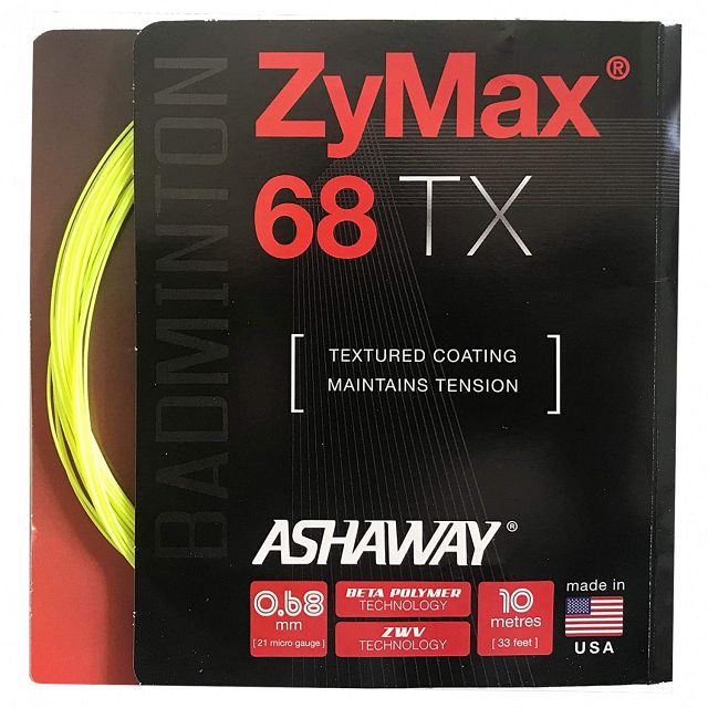 Ashaway ZyMax 68 TX Yellow - Box